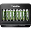 VARTA LCD MULTI CHARGER+ akkutöltő 240V, LED kijelző, FEKETE