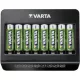VARTA LCD MULTI CHARGER+ akkutöltő 240V, LED kijelző, FEKETE