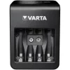 Varta LCD Plug Charger AA/AAA/PP3(9V) NiMH akkumulátor töltő fekete (USB port) + 4x AA 2100mAh battery
