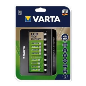   VARTA LCD UNIVERSAL MULTI CHARGER+ akkutöltő 240V, LED kijelző, FEKETE
