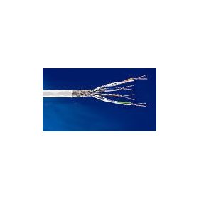   AMP Cat.6A/Cat.7 600 MHz XG PiMF kábel (S/FTP), LSFRZH fehér köpeny, (CPR: Dca) 500m