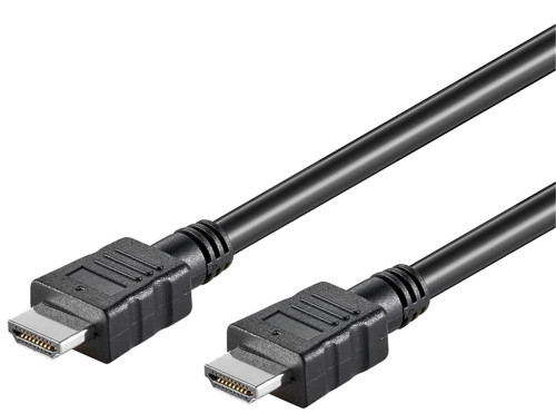 Goobay kábel HDMI (apa) - HDMI (apa)  1,5 m (v1.4, 4k 30Hz), nikkel bevonatú csa