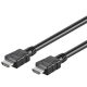 Goobay kábel HDMI (apa) - HDMI (apa)  1,5 m (v1.4, 4k 30Hz), nikkel bevonatú csa