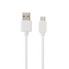 AVAX KAB AVAX CB103W PURE USB A-Type C kábel, 2.1A, fehér - 1m