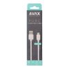 AVAX KAB AVAX CB103W PURE USB A-Type C kábel, 2.1A, fehér - 1m