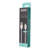 AVAX KAB AVAX CB103W PURE USB A-Type C kábel, 2.1A, fehér - 1m