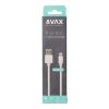 AVAX KAB AVAX CB104W PURE USB A-Lightning kábel, 2.1A, fehér - 1m