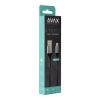 AVAX KAB AVAX CB401G STEELY USB A-Lightning 20W gyorstöltő, sodorszálas kábel, 3A, acélszürke - 1,5m