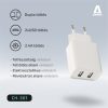 AVAX CHG AVAX CH301 PURE Hálózati fali töltő 2x USB, 12W