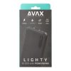 AVAX CHG AVAX PB104B LIGHTY Type-C Powerbank 10.000mAh, fekete