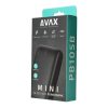 AVAX CHG AVAX PB105B MINI PD/Type-C 20W gyorstöltő Powerbank 10.000mAh, fekete