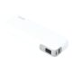 AVAX CHG AVAX PB106W LEISURE PD/Type-C 30W+QC 18W gyorstöltő Powerbank 15.000mAh, fehér