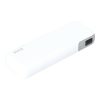 AVAX CHG AVAX PB106W LEISURE PD/Type-C 30W+QC 18W gyorstöltő Powerbank 15.000mAh, fehér