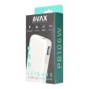 AVAX CHG AVAX PB106W LEISURE PD/Type-C 30W+QC 18W gyorstöltő Powerbank 15.000mAh, fehér