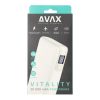 AVAX CHG AVAX PB202W VITALITY PD/Type C 65W+QC 18W gyorstöltő Powerbank 20.000mAh, fehér