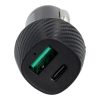 AVAX CHG AVAX CC302B CARLY USB A (QC)+Type C (PD) 20W autós töltő, fekete