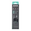 AVAX CHG AVAX CC302B CARLY USB A (QC)+Type C (PD) 20W autós töltő, fekete