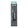 AVAX CHG AVAX CC663B CARLY+ USB A (QC)+Type C (PD) 63W autós töltő, fekete