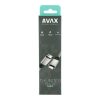 AVAX KAB AVAX CB901 THUNDER 3.2 Type C 100W/10Gbps fonott kábel, viharszürke - 1m