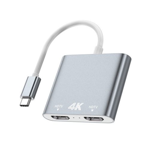 AVAX ADA AVAX HB902 PRIME Type C 3.2 - 2xHDMI 4K60Hz DUAL monitor adapter