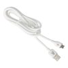 AVAX KAB AVAX CB620 CREAMY+ USB A - Type C gyorstöltő kábel, 2.4A, fehér-roséarany - 1,5m