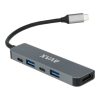 AVAX ADA AVAX HB611 CONNECT+ 5in1 Multi HUB Type C - HDMI(4k60Hz), TypeC, 2xUSB 3.0, PD 100W