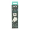 AVAX CHG AVAX CH640W NANO+ USB A + Type C 30W GaN gyors hálózati töltő, fehér