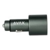 AVAX CHG AVAX CC665B CARLY+ USB A + Type C 83W autós töltő, fekete