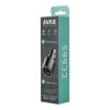 AVAX CHG AVAX CC665B CARLY+ USB A + Type C 83W autós töltő, fekete