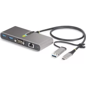   StarTech USB-C/USB-A HUB - GBE - RS232 A HUB GB ETHERNET RS232 SERIAL