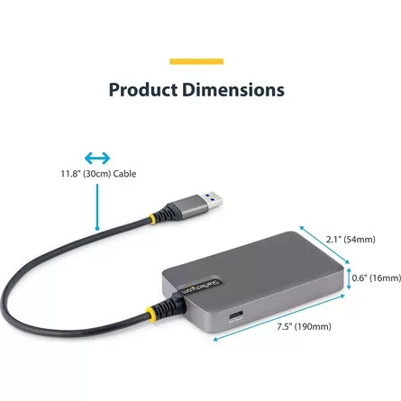 StarTech 4-PORT USB-A HUB 5GBPS HUB ADAPTER