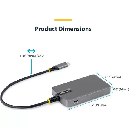 StarTech 4-PORT USB-C HUB 5GBPS HUB ADAPTER