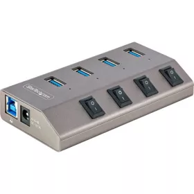   StarTech 4-PT USB HUB W/ON/OFF SWITCHES WITH INDIVIDUAL ON/OFF SWITCHES