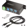 StarTech 4PT MANAGED INDUSTRIAL USB HUB .