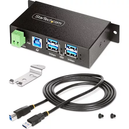 StarTech 4PT MANAGED INDUSTRIAL USB HUB .
