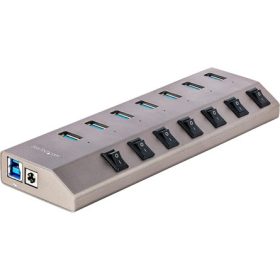   StarTech 7-PT USB HUB W/ON/OFF SWITCHES WITH INDIVIDUAL ON/OFF SWITCHES