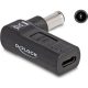 Delock USB-C -> DC 6.0 x 4.3mm F/M töltő adapter fekete Sony, 90°