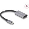 Delock Adapter USB Type-C  apa - HDMI anya (DP Alt Mód) 4K 60 Hz HDR és HDCP kiegészítéssel