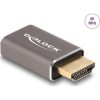 Delock HDMI 2.1 Ethernet -> HDMI 2.1 Ethernet M/F adapter szürke