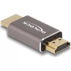   Delock HDMI 2.1 Ethernet -> HDMI 2.1 Ethernet M/M adapter szürke