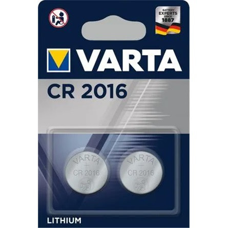 VARTA CR2016 lítium gombelem 2db/bliszter