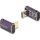 Delock USB Adapter 40 Gbps USB Type-C  PD 3.1 240 W csatlakozódugóval - csatlakozóhüvellyel, ívelt 8K 60 Hz fém
