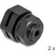 Delock Ventillációs csatlakozó M6 fekete 2 db.