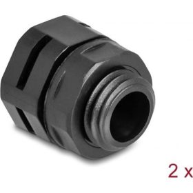 Delock Ventillációs csatlakozó M12 fekete 2 db.