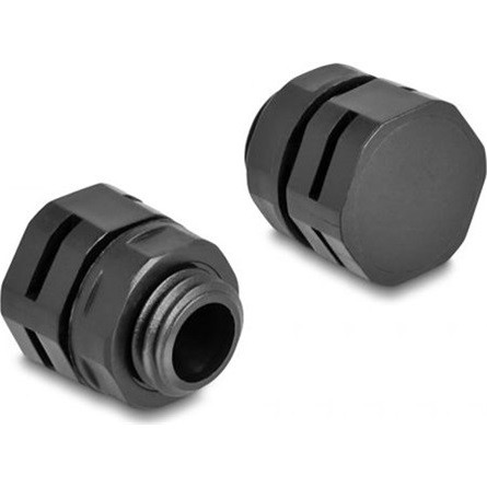 Delock Ventillációs csatlakozó M12 fekete 2 db.