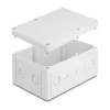 Delock Installációs ház kábel bemenetekkel 180 x 125 x 90 mm nagyságú szürke