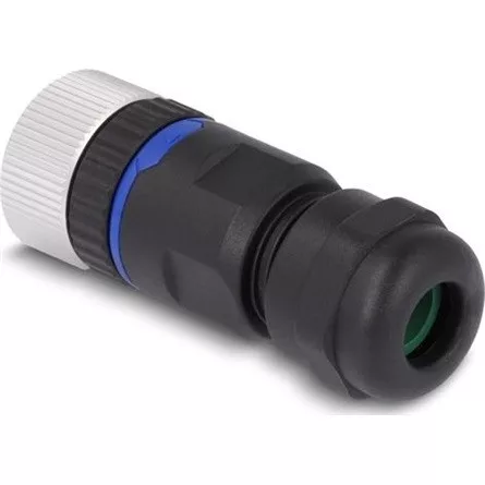 Delock M12 Csatlakozó A-kódolású, 8 tűs anya csavarozható kapcsolat