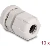 Delock PG16 tömszelence M12 szürke