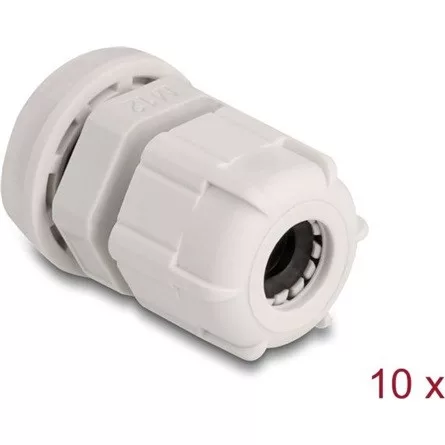 Delock PG16 tömszelence M12 szürke