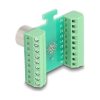 Delock M12 transzfer modul adapter 17 tűs A-kódú anya - 18 tűs sorkapocs installáláshoz